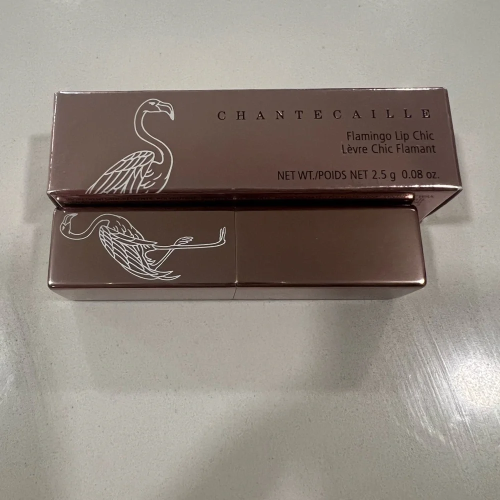 Chantecaille's Flamingo Lip Chic Lipstick Camu Camu - Picture 3 of 5
